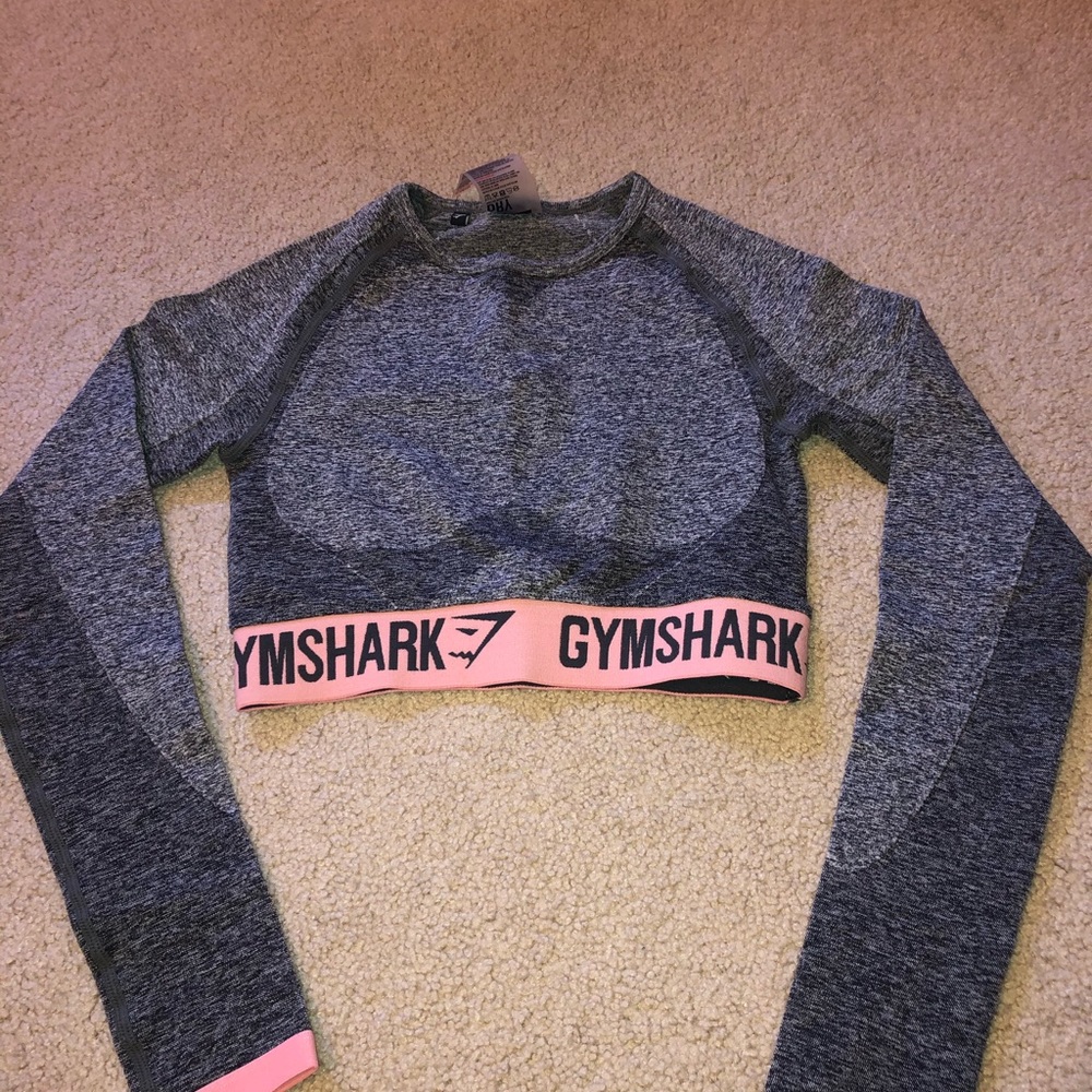 Gymshark crop top long sleeve